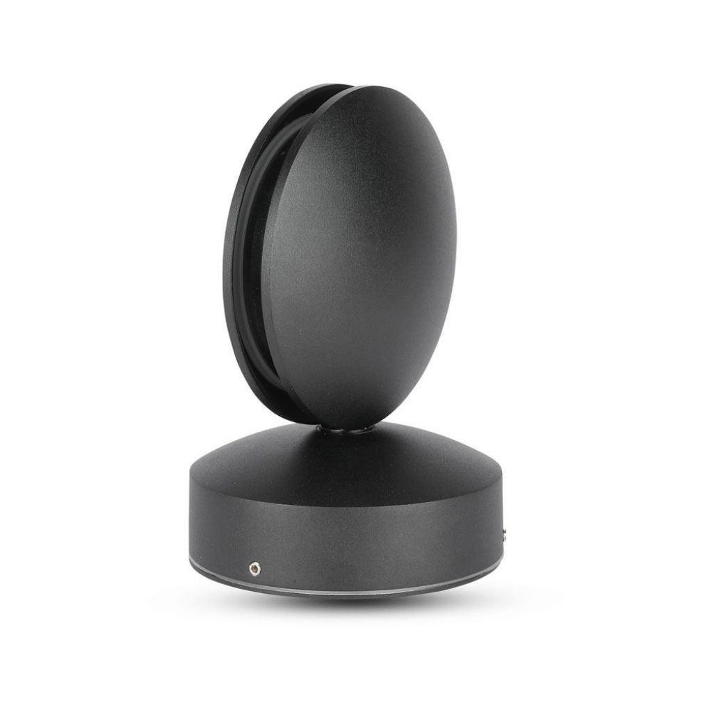 foto del prodotto lampada applique a led 7w a muro wall light black body body 3000k ip65
