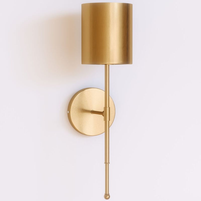 foto del prodotto lampada applique da parete metallo oro hay oro