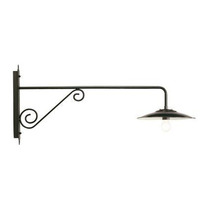 foto del prodotto lampada applique grande colore grigio per esterno linea piatto antico sovil