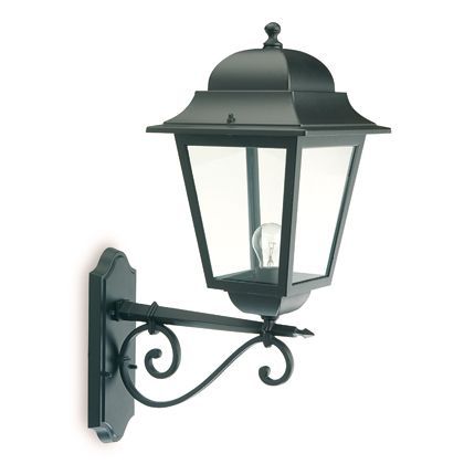 foto del prodotto lampada applique in alto colore nero per esterno linea maxi quadrata livos