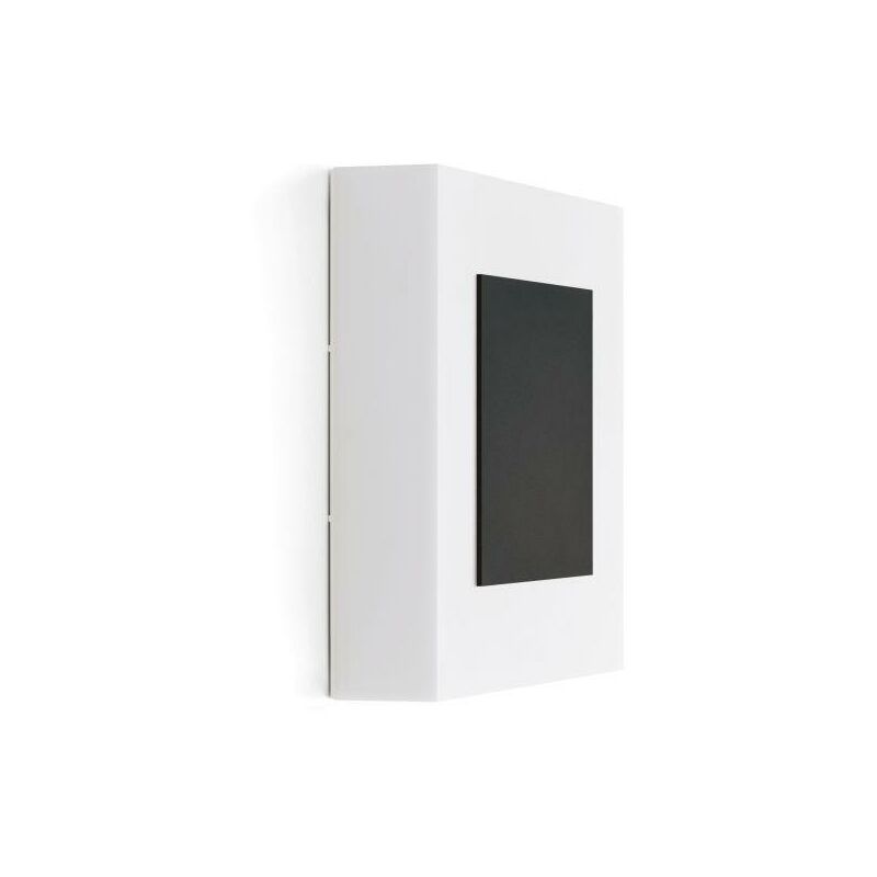 foto del prodotto lampada applique led lombardo art 250 mask, 17w, 2040 lumen, colore luce bianca naturale 4000k, colore decorazione nero, lom ll116102n