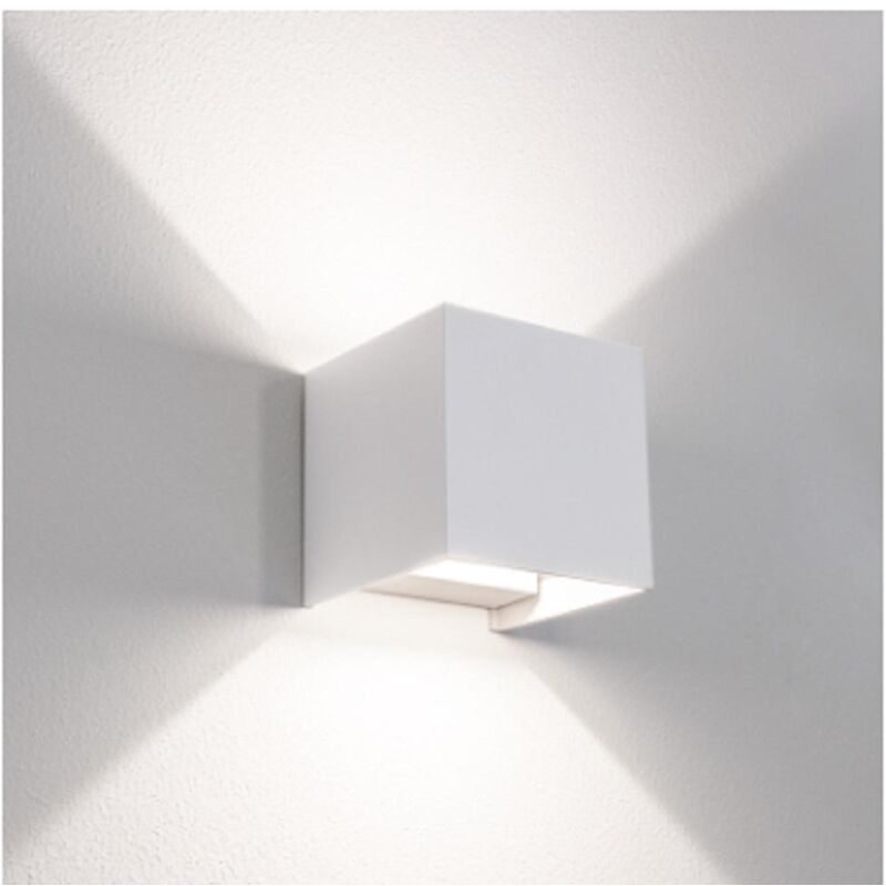 foto del prodotto lampada applique led updown quadrato bianco 20w 2,7k 4k 6,5k udsbi 2012 century