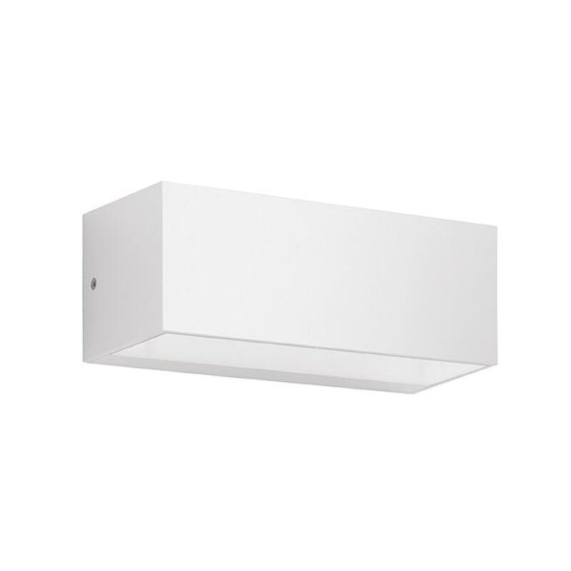 foto del prodotto lampada applique per esterni 23x10 cm falco a doppia emissione bianco