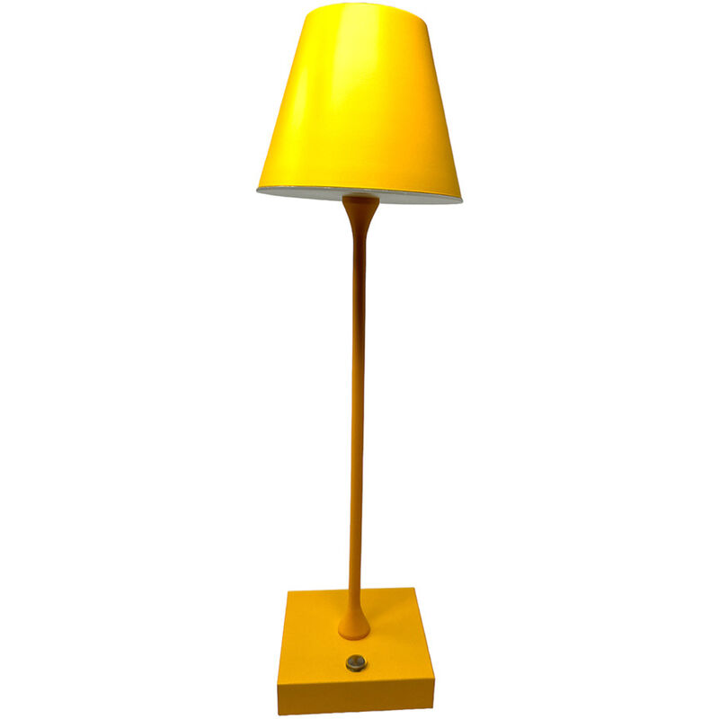 foto del prodotto lampada bistrot touch da tavolo a led ricaricabile usb 10 watt lume decorativo tripla colorazione di luce vari colori