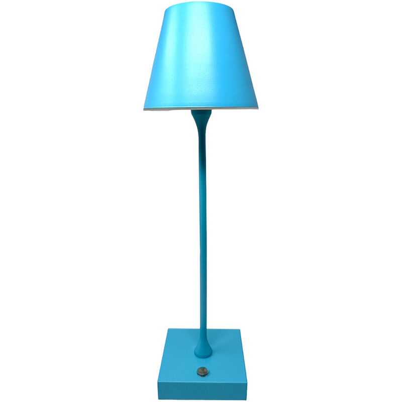 foto del prodotto lampada bistrot touch da tavolo a led ricaricabile usb 10 watt lume decorativo tripla colorazione di luce vari colori
