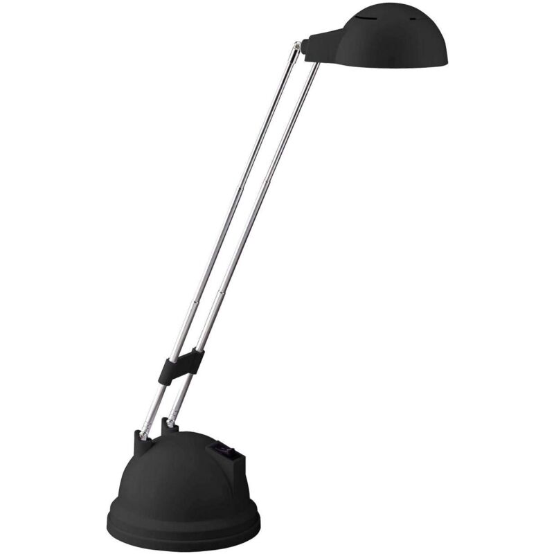 foto del prodotto lampada brilliant katrina lampada da tavolo a led nera 1x led integrato da 5,7 w smd , 600lm, 2700k scala da a a e girevole con interruttore a