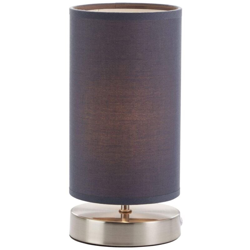 foto del prodotto lampada brilliant lampada da tavolo clarie ferro grigio 1x d45, e14, 40w, adatto per proiettori a caduta non inclusi scala da a a e con