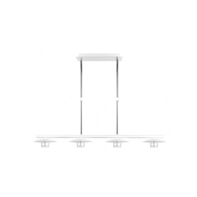 foto del prodotto lampada cape city 4l 24w 4000k bianco argento regx85x15 cm 1920 lm