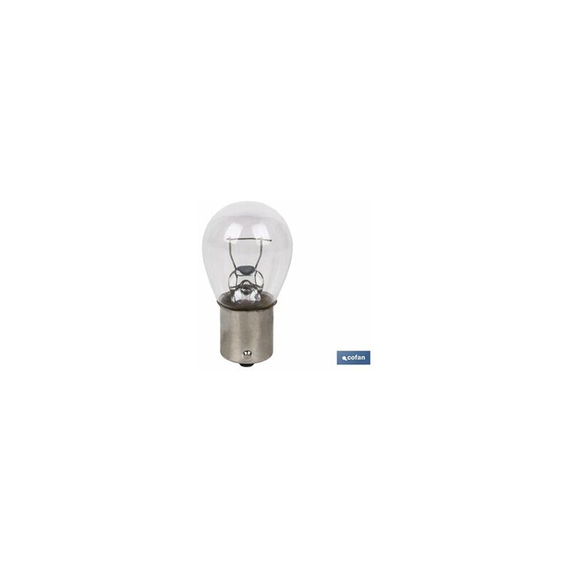 foto del prodotto lampada cofan p21w bau15s 12v decentrata 