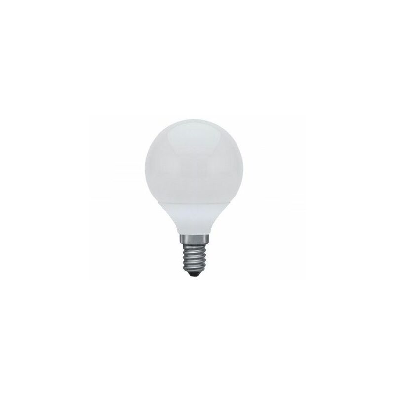 foto del prodotto lampada compatta sfera 11w 230v e14 luce calda 2700k uso internobeg50405