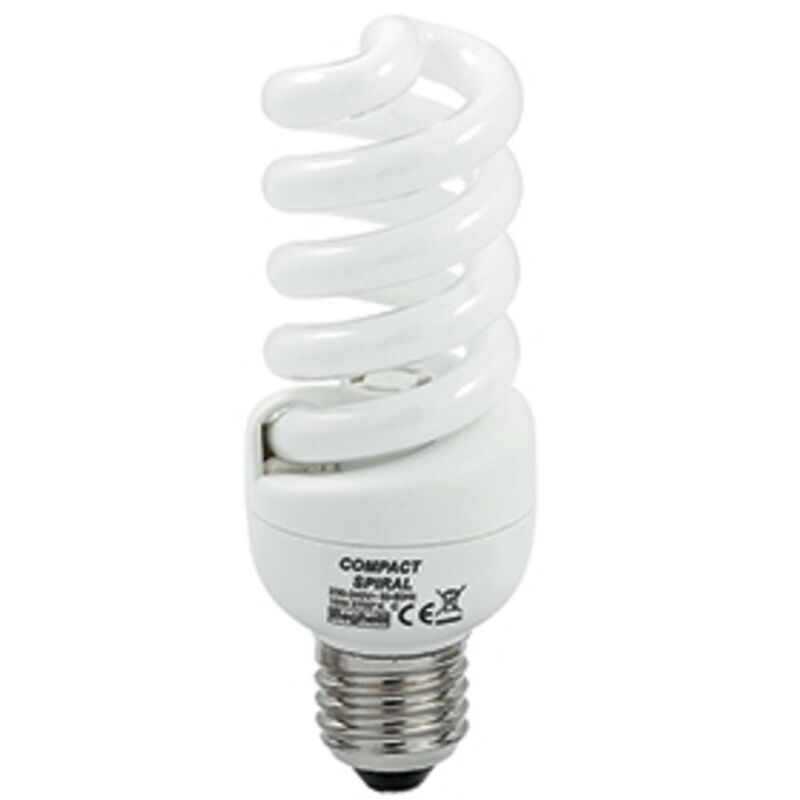 foto del prodotto lampada compatta spirale 15w 230v e27, luce naturale 4000k
