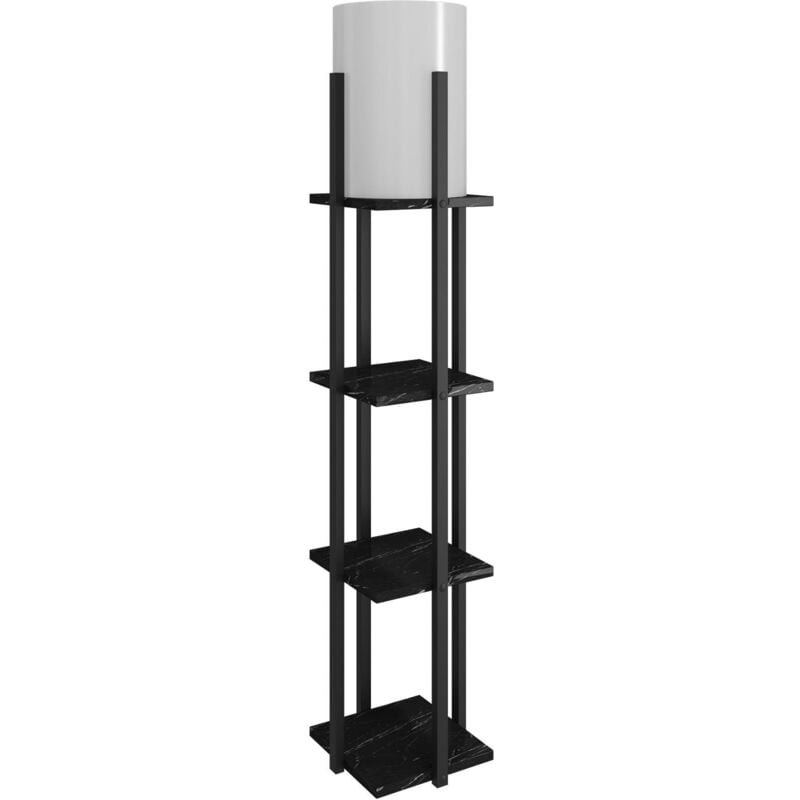 foto del prodotto lampada con 3 ripiani quadrati h135 cm nora