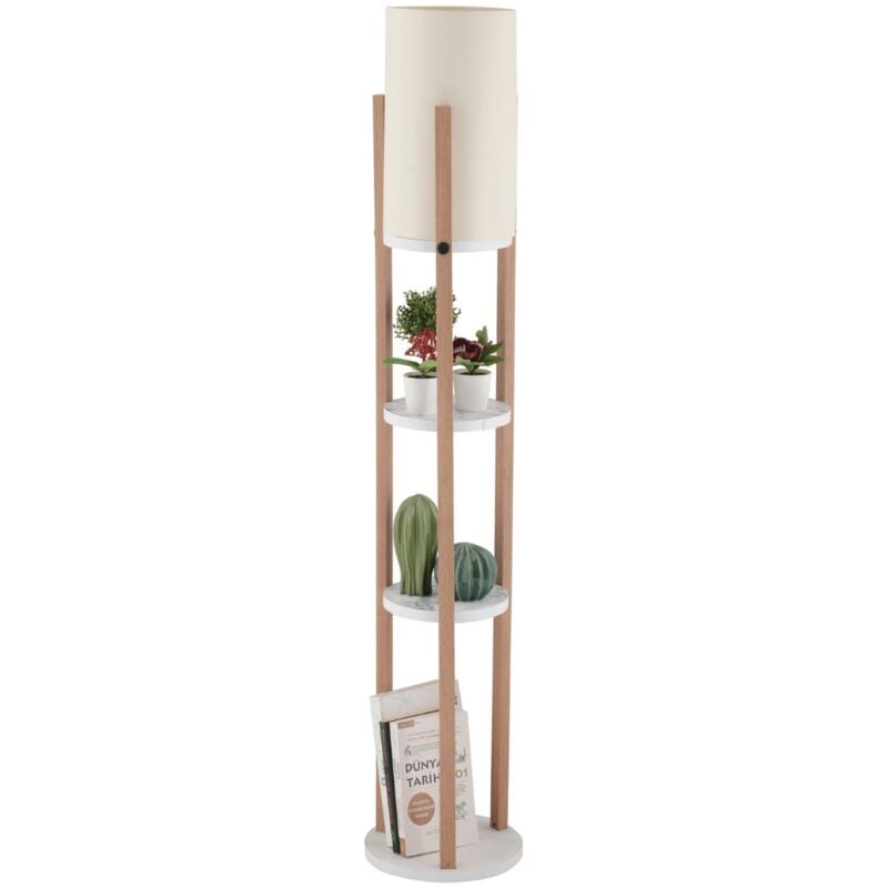 foto del prodotto lampada con 3 ripiani rotondi h135 cm circle
