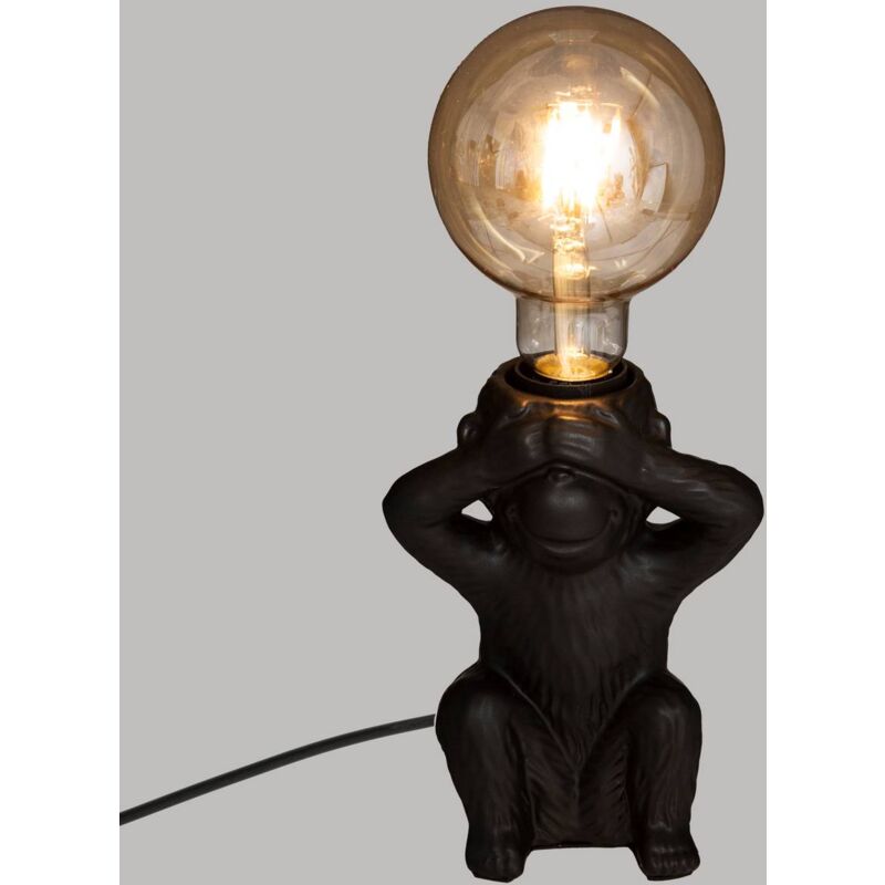 foto del prodotto lampada con base a scimmia h17cm atmosphera cr ateur d int rieur