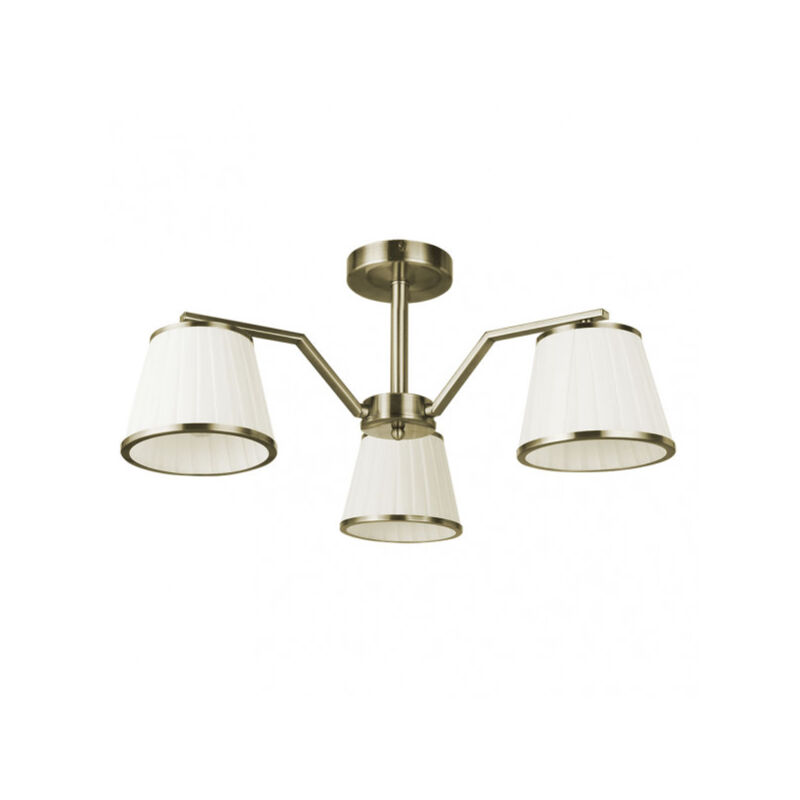 foto del prodotto lampada con paralumi modello trebol in pelle 3 l fabrilamp