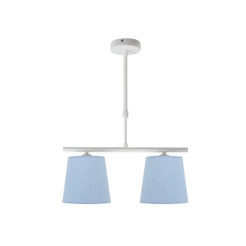 foto del prodotto lampada coscienza 2xe14 azzurro regx39x16 cm