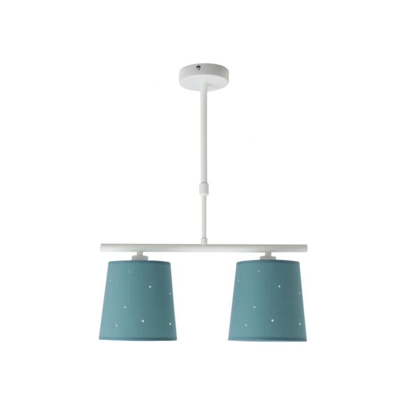 foto del prodotto lampada coscienza 2xe14 turchese regx39x16 cm
