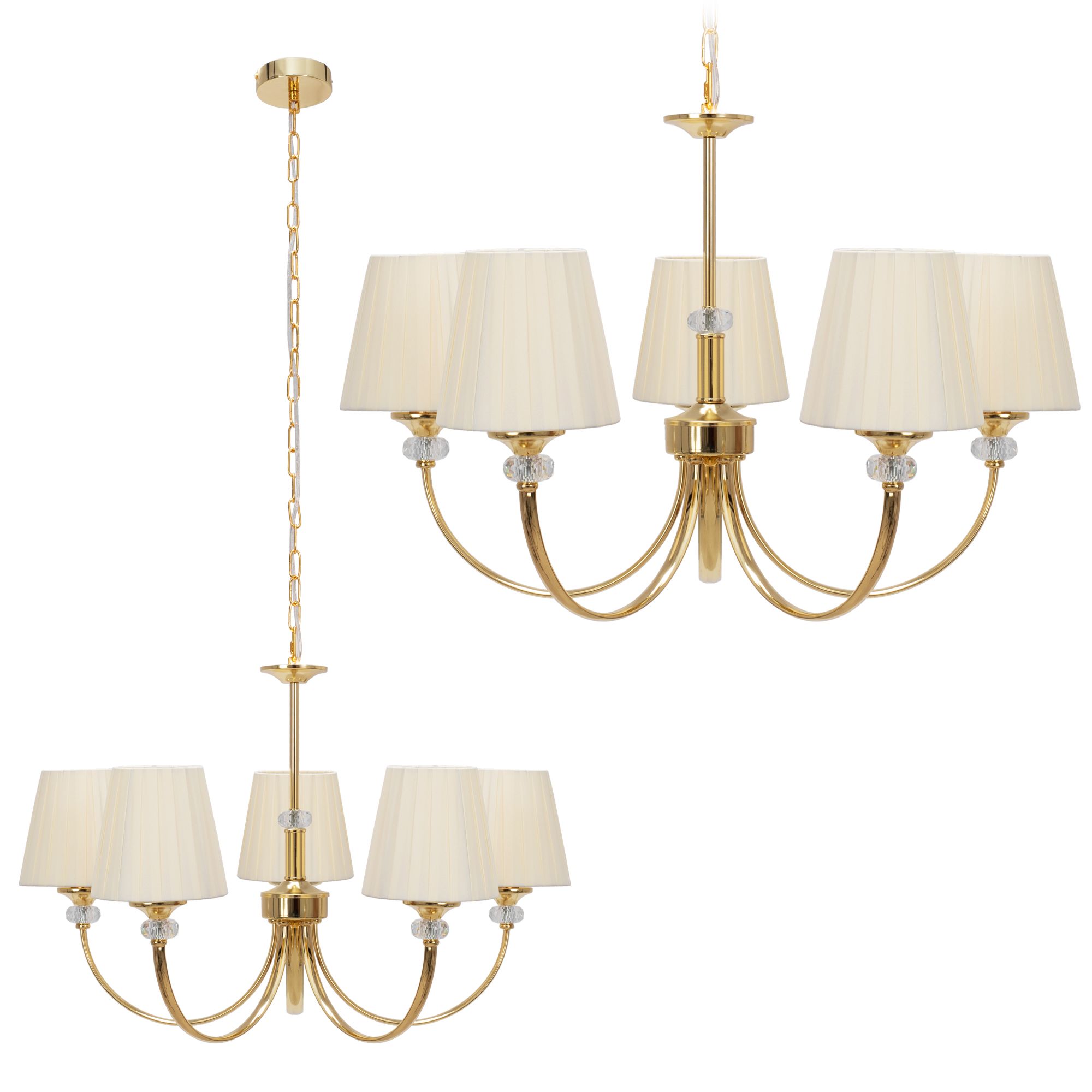 foto del prodotto lampada cristal app1014-5cp