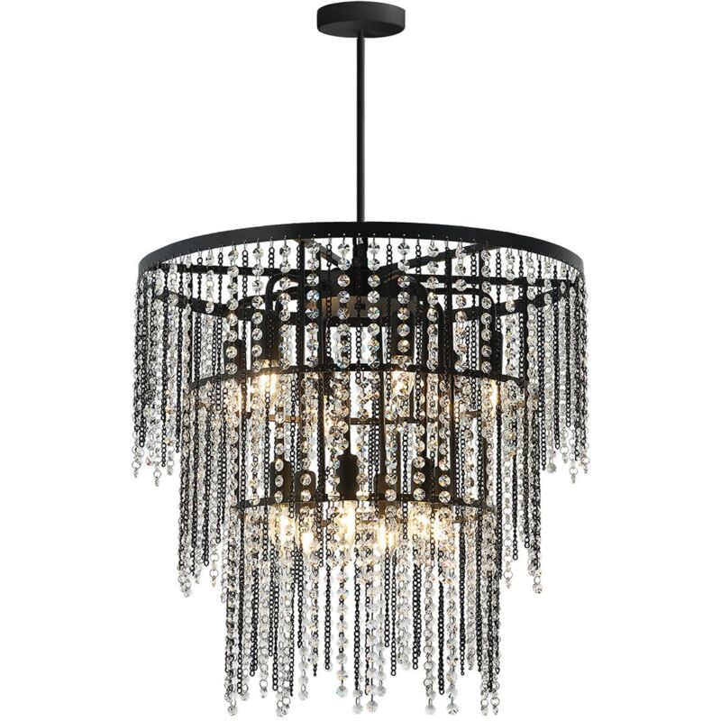 foto del prodotto lampada cristal app1314 cp black