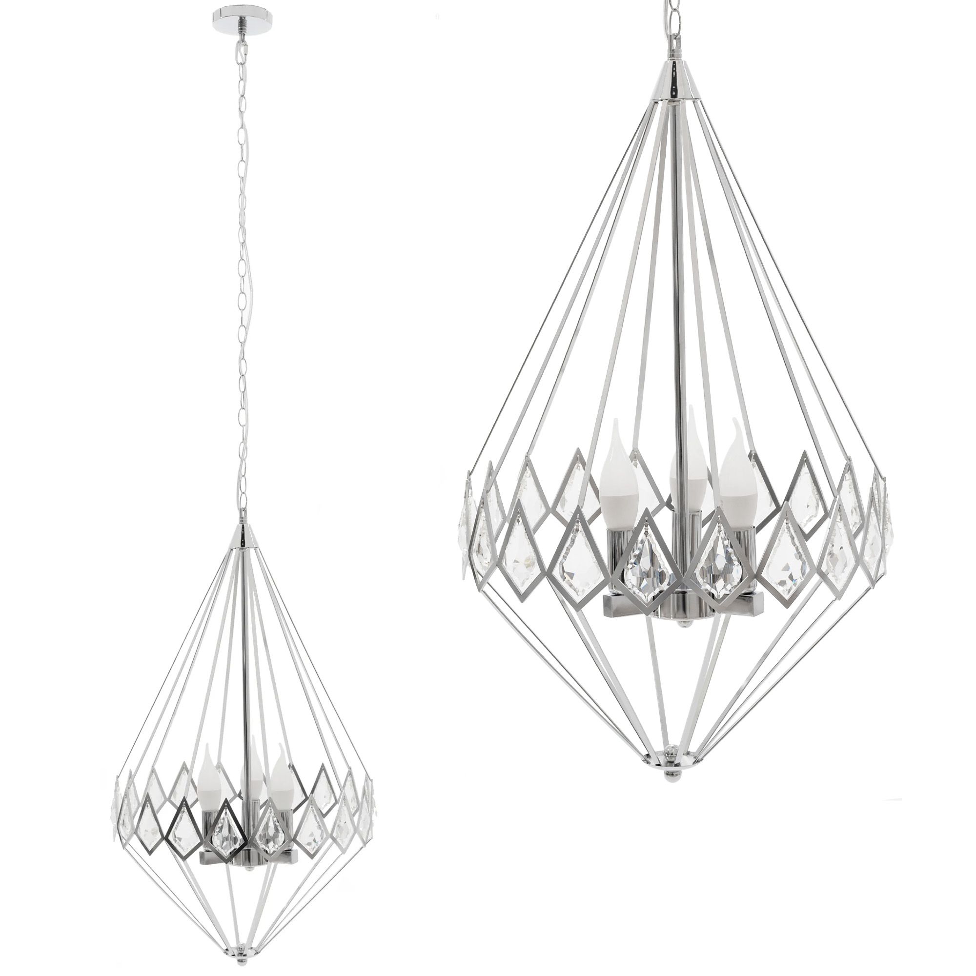 foto del prodotto lampada cristallo diament app767-3cp