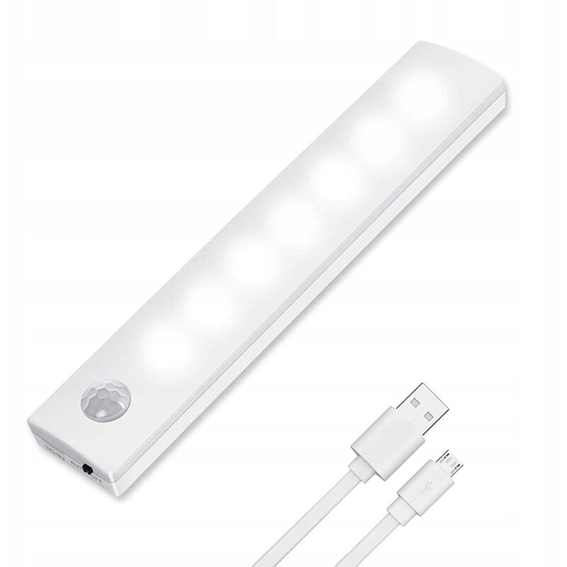 foto del prodotto lampada da armadio con sensore di movimento luce fredda lampada per il corridoio