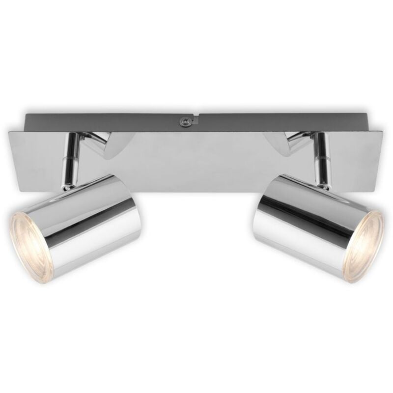 foto del prodotto lampada da bagno a led faretto ip44 gu10 ip44 5 w cromo metallo plastica briloner