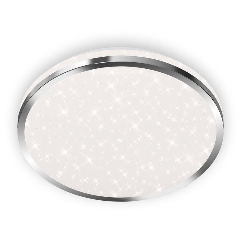 foto del prodotto lampada da bagno a led lampada da bagno cielo stellato ip44 12 w cromo plastica 28cm briloner