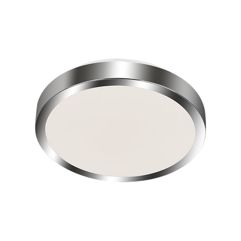 foto del prodotto lampada da bagno a led lampada da soffitto ip44 15w argento metallo plastica 29 cm briloner