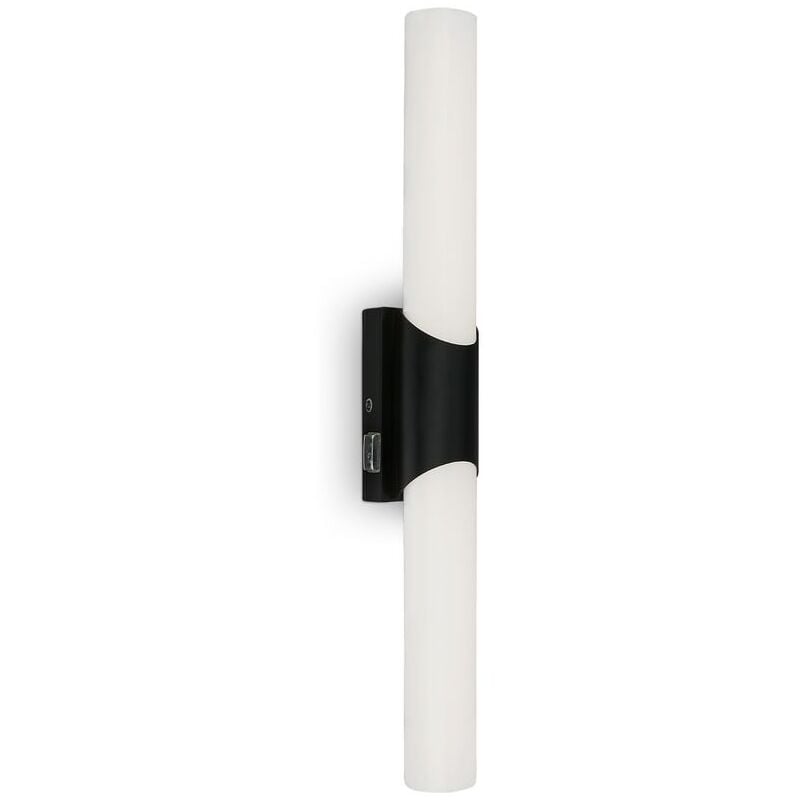 foto del prodotto lampada da bagno a led, nera, led 11w