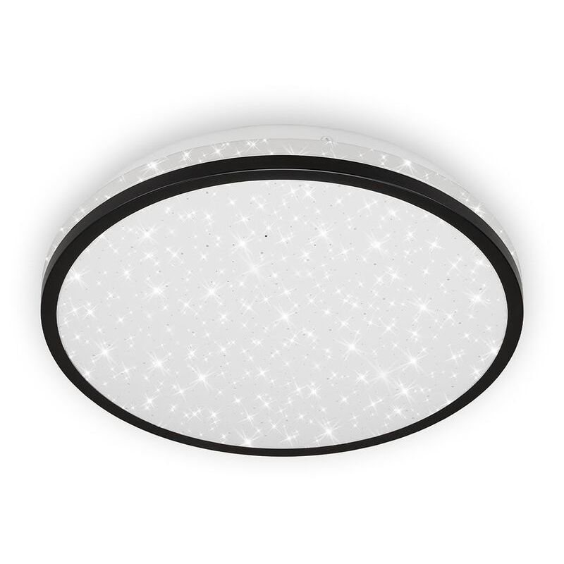 foto del prodotto lampada da bagno led decorazione stellata interruttore a cavo 40w nero plastica briloner