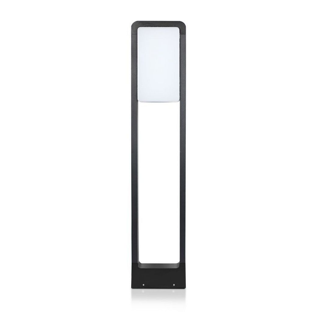 foto del prodotto lampada da bollard a led da 10 w samsung chip black body ip65 6400k