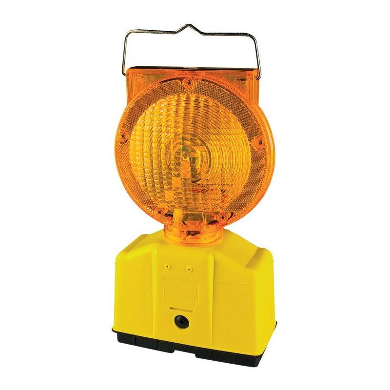 foto del prodotto lampada da cantiere a led lampeggiante automatica ad energia solare taliaplast