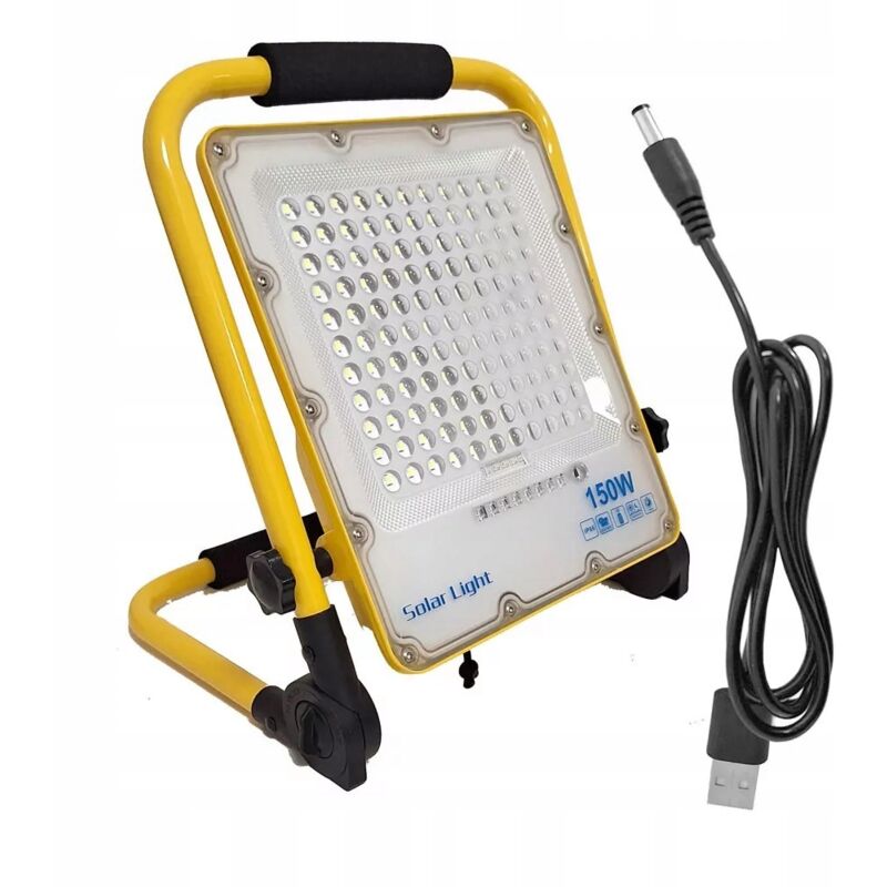 foto del prodotto lampada da cantiere portatile a led alogena 150w 230v cavo usb a batteria