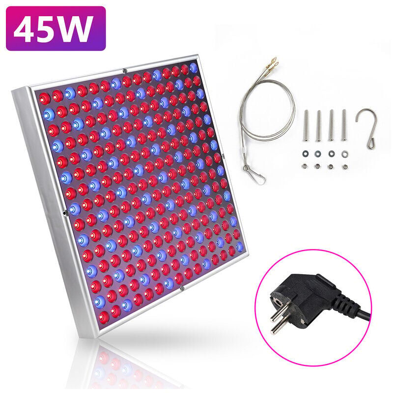 foto del prodotto lampada da coltivazione da 45 w, lampada da coltivazione a led con infrarossi ir, luci per piante a spettro completo simili al sole per la crescita e