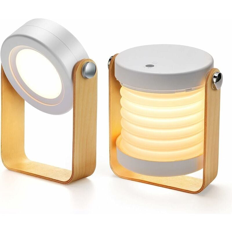 foto del prodotto lampada da comodino con touch dimmerabile, lampada da comodino portatile con luce notturna di sicurezza portatile