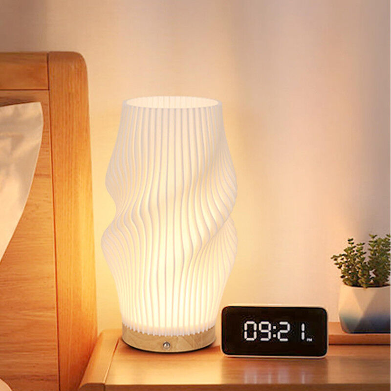foto del prodotto lampada da comodino dimmerabile touch, 3 modalit colore 3000 4500 6500k , lampada da tavolo con controllo a pulsante, lampada da scrivania per