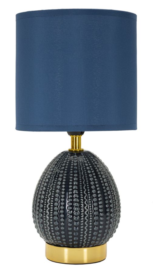 foto del prodotto lampada da comodino flavi blu cm 15x30,5