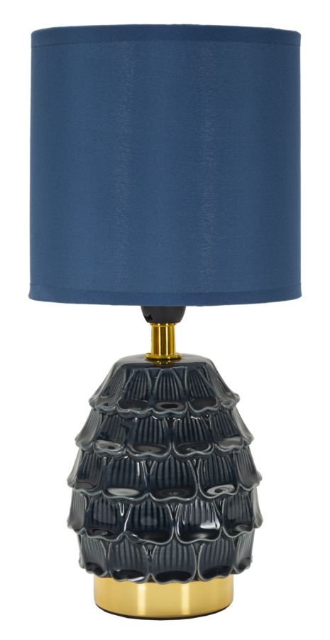 foto del prodotto lampada da comodino pigny blu cm 15x30,5