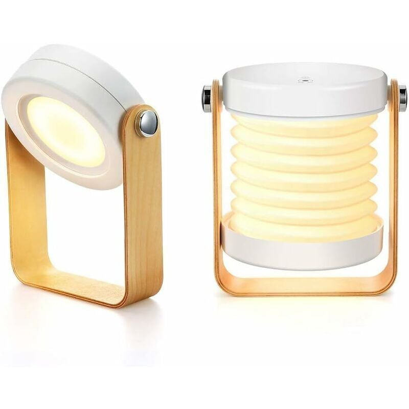 foto del prodotto lampada da comodino touch dimmerabile, lampada da comodino portatile