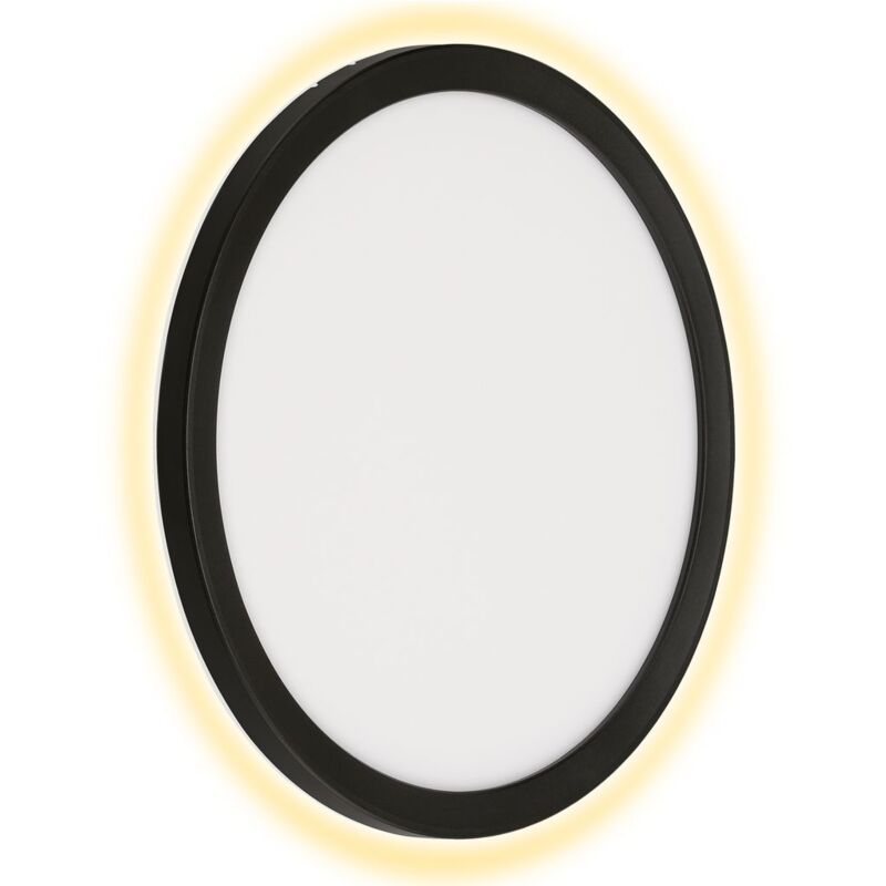foto del prodotto lampada da esterno a led 4000k ip44 15w nera plastica 28 cm telefunken