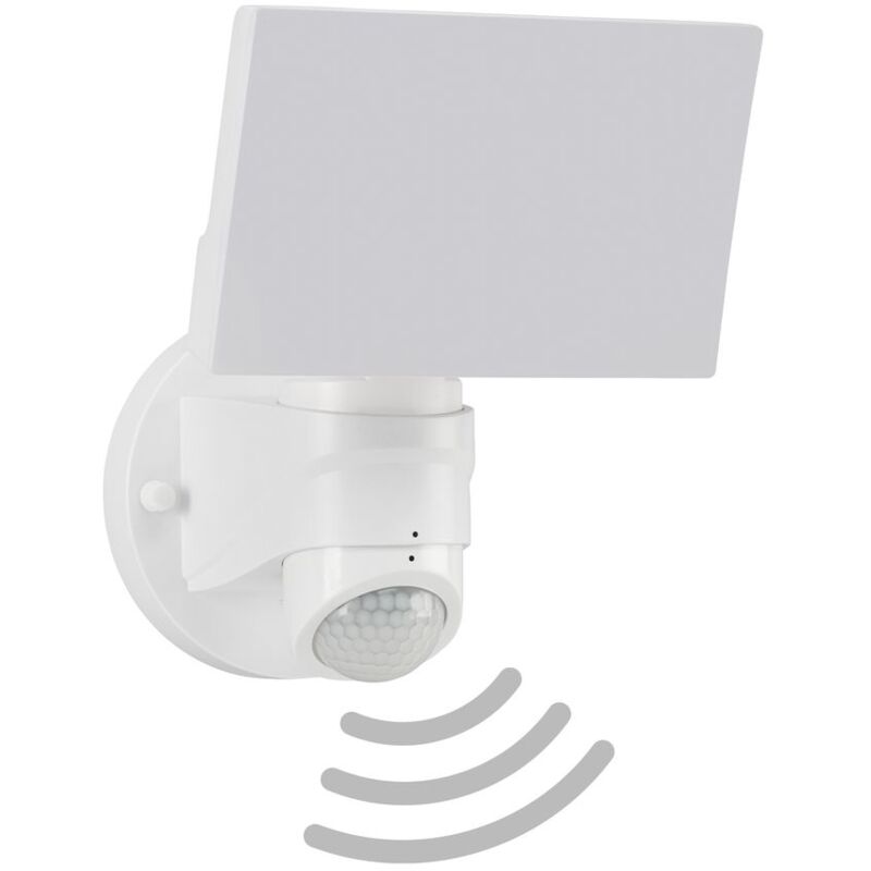 foto del prodotto lampada da esterno a led con sensore di movimento ip44 16w bianco plastica telefunken