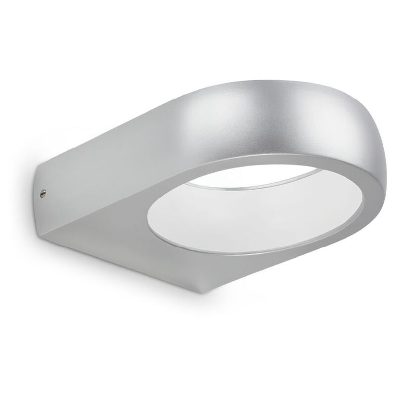 foto del prodotto lampada da esterno a led ip44, lampada da esterno a led, 4000k bianco neutro, color argento, 175x145x45 mm lxwxh telefunken