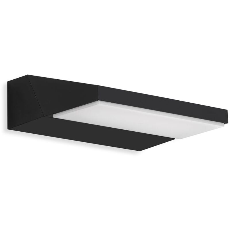 foto del prodotto lampada da esterno a led orientabile ip44 4000k 10w nera metallo plastica telefunken