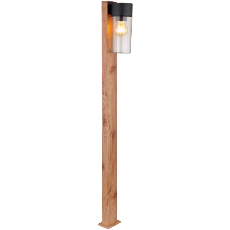 foto del prodotto lampada da esterno etsi legno h 100 cm, 1 x e27
