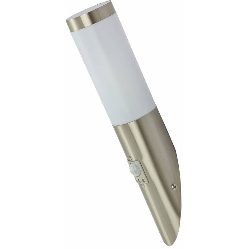 foto del prodotto lampada da esterno lampada da parete rilevatore di movimento acciaio inox ip44 illuminazione da esterno globo boston 3157s