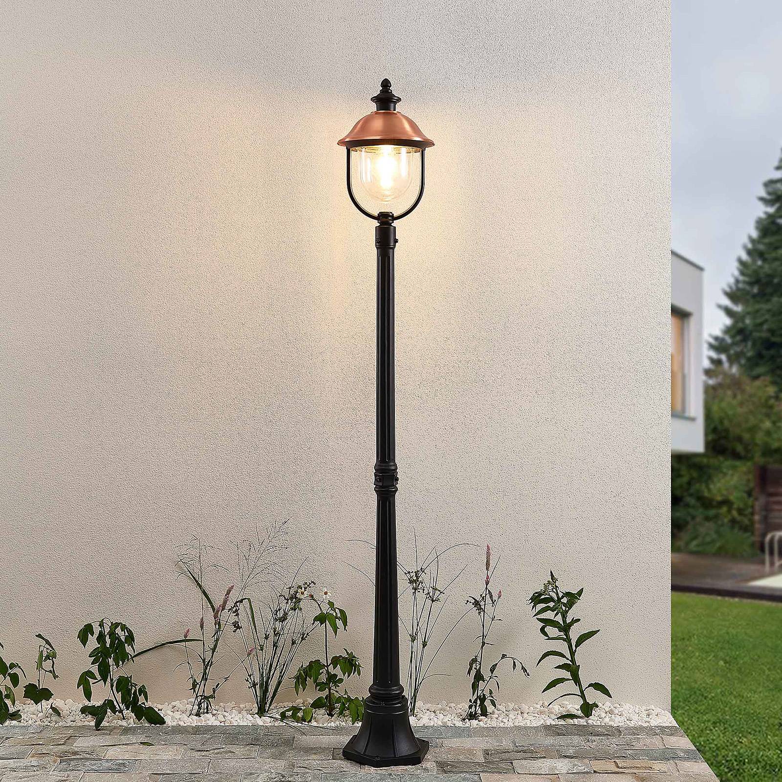 foto del prodotto lampada da esterno lindby clint, 177 cm, metallo, resistente all'acqua di mare,