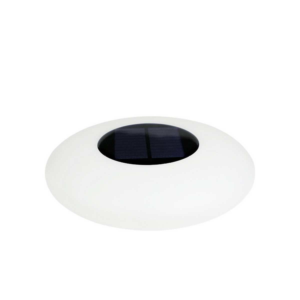 foto del prodotto lampada da esterno ricaricabile lucilla, bianco, plastica, 25x7x25 cm, majestic