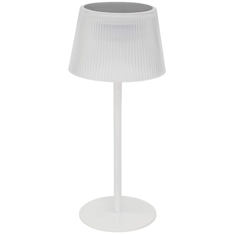foto del prodotto lampada da esterno solare e usb katy bianca h30cm atmosphera cr ateur d int rieur