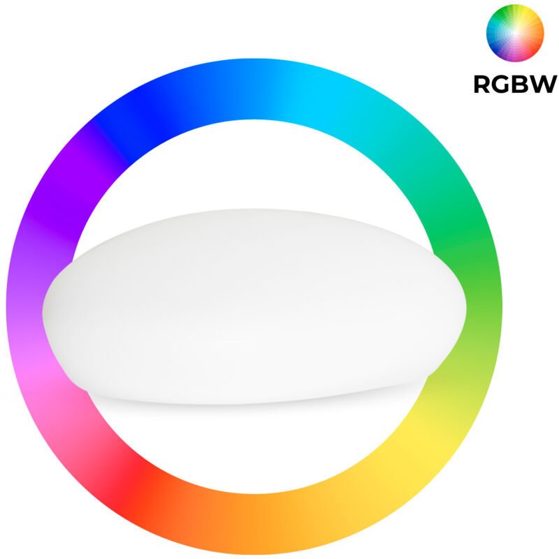 foto del prodotto lampada da esterno stone rgbw 1,2w 40cm ricaricabile
