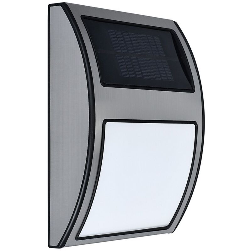 foto del prodotto lampada da esterno traun, metallo, tessuto, argento, nero, bianco, 7x17x23,5 cm